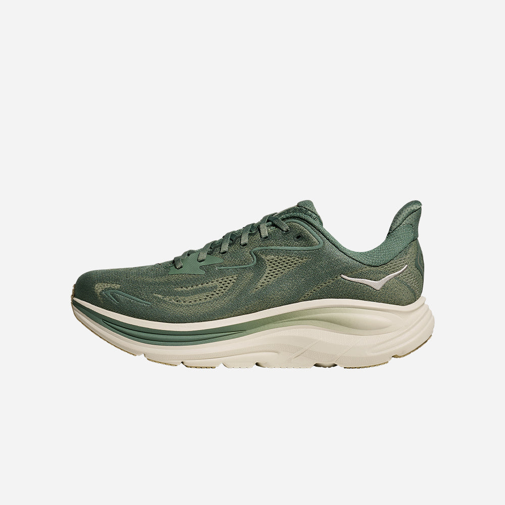 Giày Chạy Bộ Nam HOKA Clifton 10 Wide - Xanh Lá - Supersports Vietnam