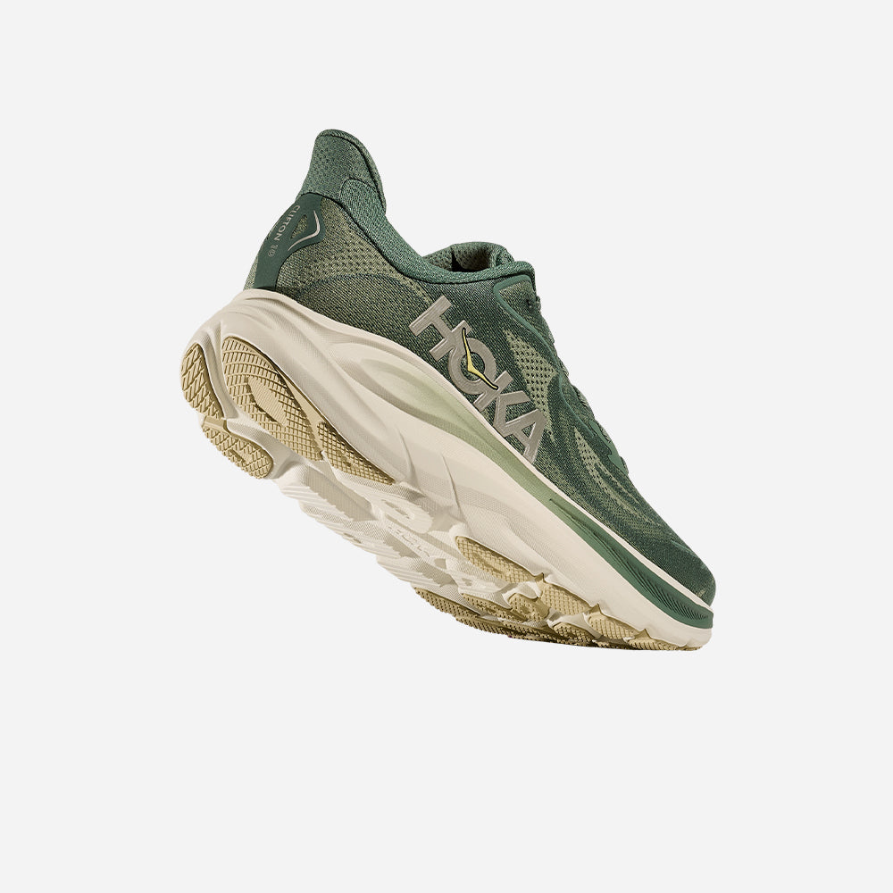 Giày Chạy Bộ Nam HOKA Clifton 10 Wide - Xanh Lá - Supersports Vietnam
