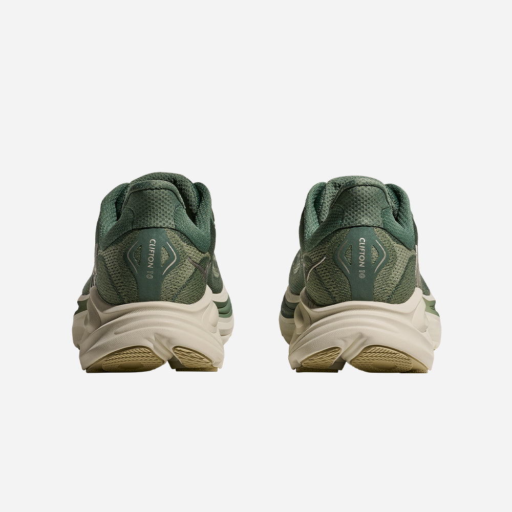Giày Chạy Bộ Nam HOKA Clifton 10 Wide - Xanh Lá - Supersports Vietnam