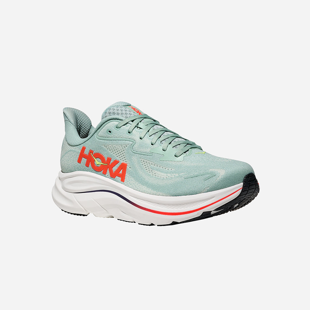 Giày Chạy Bộ Nam HOKA Clifton 10 Wide - Xanh Mint - Supersports Vietnam