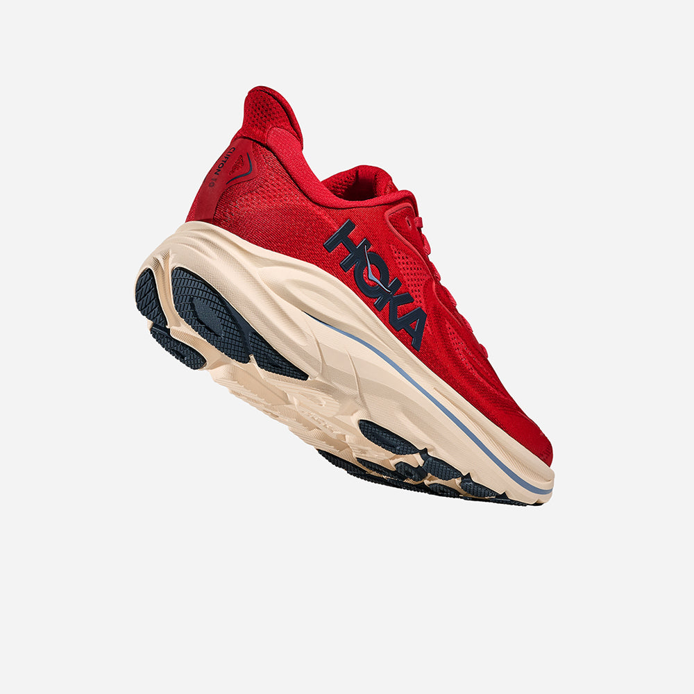 Giày Chạy Bộ Nam HOKA Clifton 10 Wide - Đỏ - Supersports Vietnam