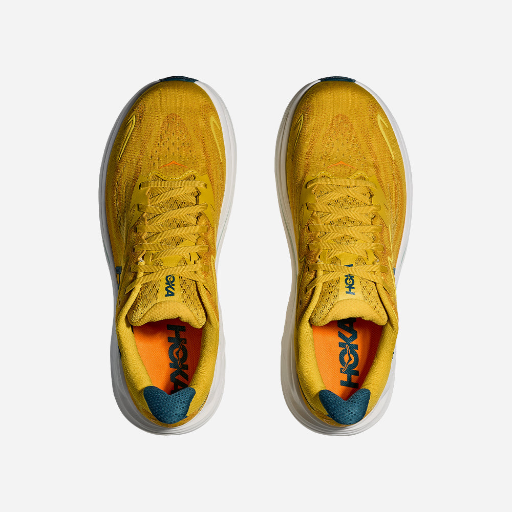 Giày Chạy Bộ Nam HOKA Clifton 10 Wide - Vàng - Supersports Vietnam