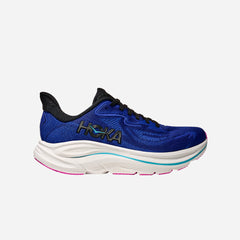 Women's HOKA Clifton 10 Wide Running Shoes - Blue