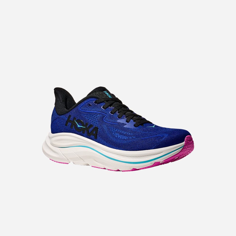 Giày Chạy Bộ Nữ HOKA Clifton 10 Wide - Xanh Dương - Supersports Vietnam