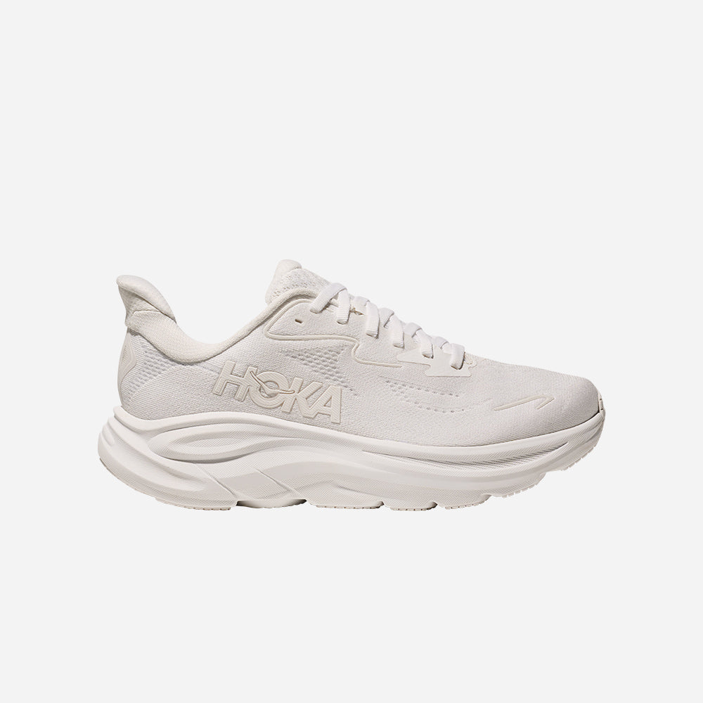 Giày Chạy Bộ Nữ HOKA Clifton 10 Wide - Trắng