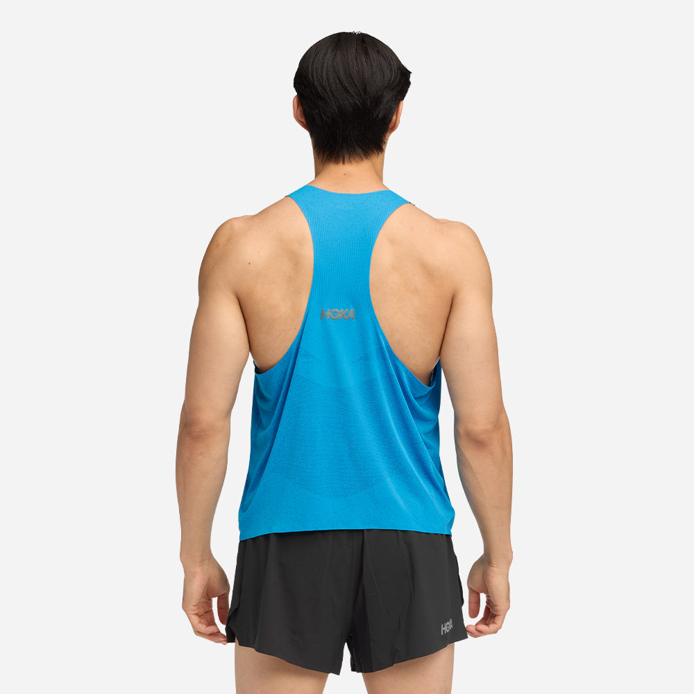 Áo Ba Lỗ Nam HOKA Race Day - Xanh Dương - Supersports Vietnam