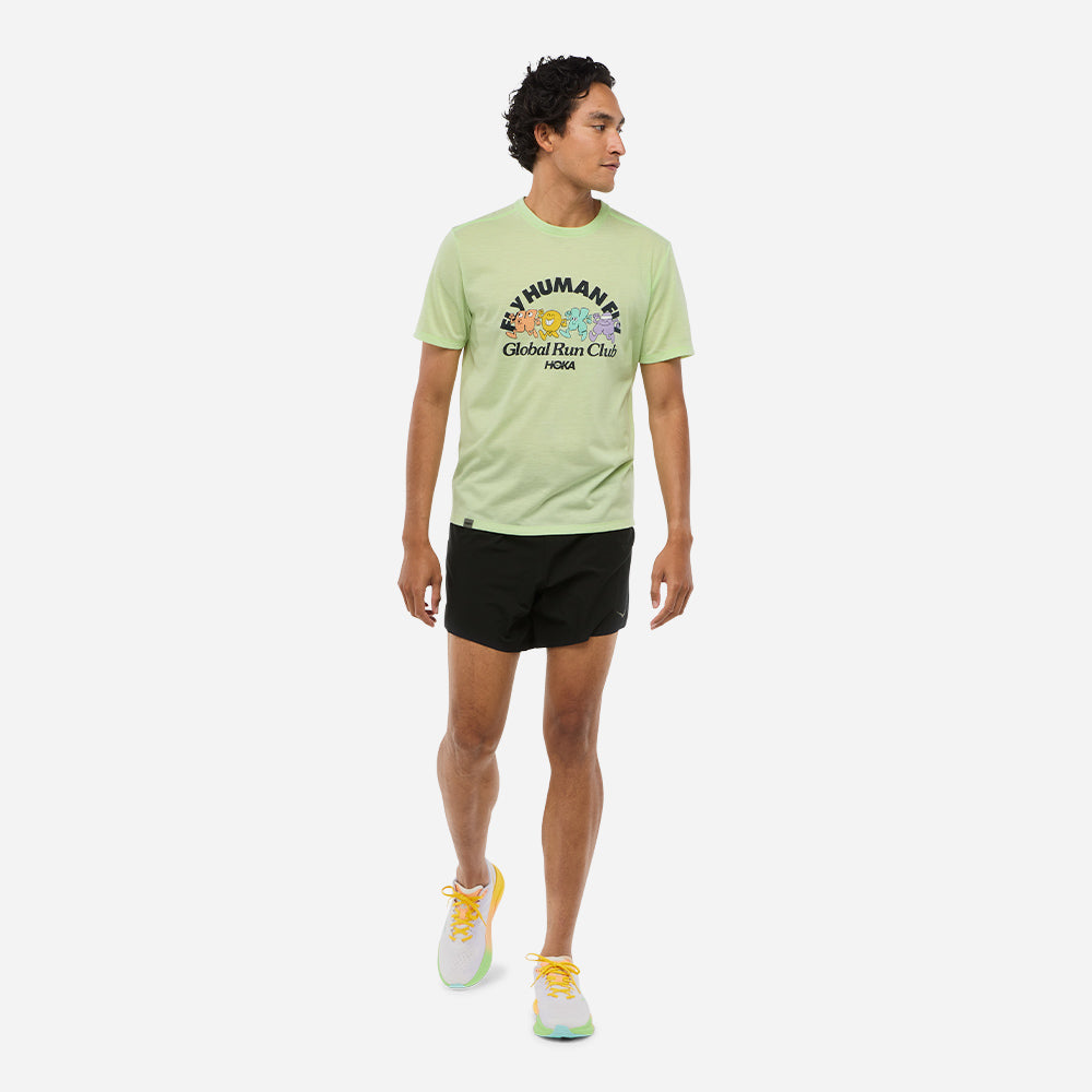 Áo Thun Nam HOKA Glidetech - Xanh Lá - Supersports Vietnam