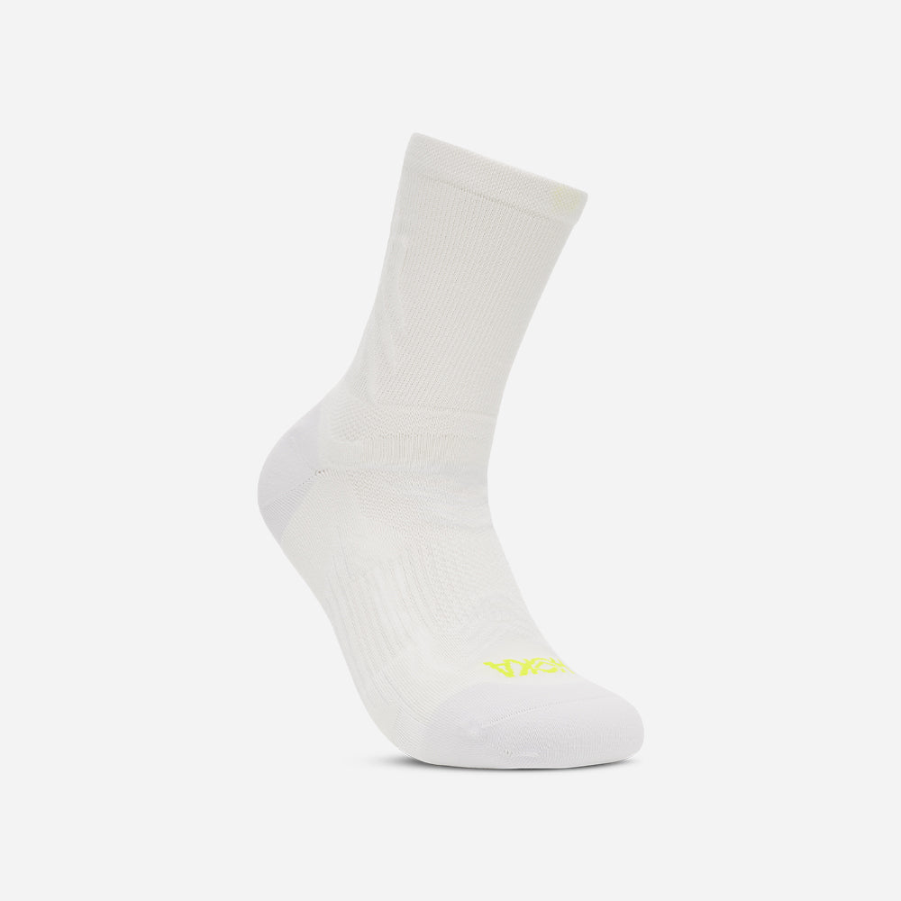 Hoka Clifton Crew Socks - White