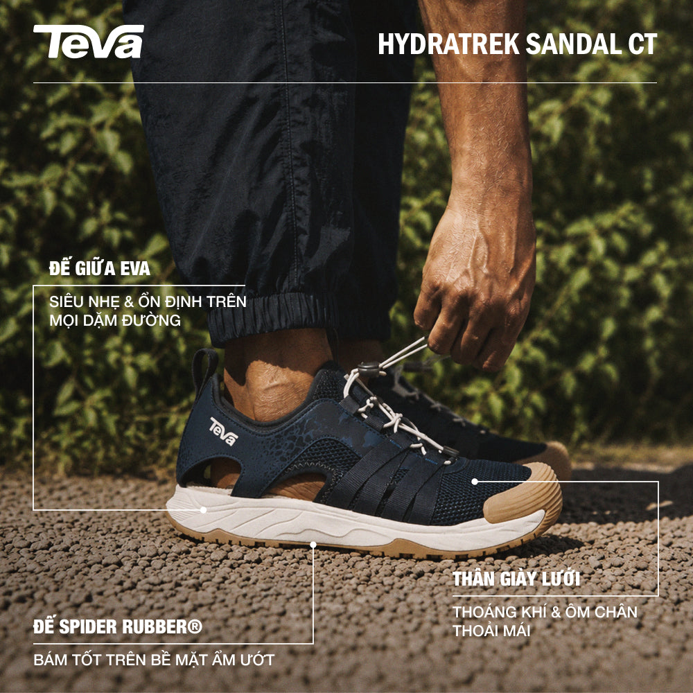 Giày Sandals Nam Teva Hydratrek Closed-Toe - Xanh Navy - Supersports Vietnam