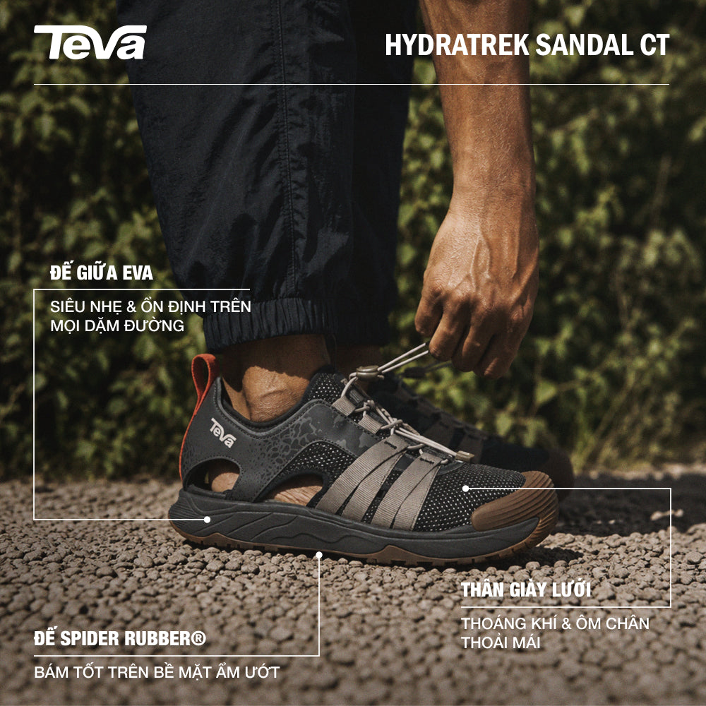 Giày Sandal Nam Teva Hydratrek Ct - Đen - Supersports Vietnam