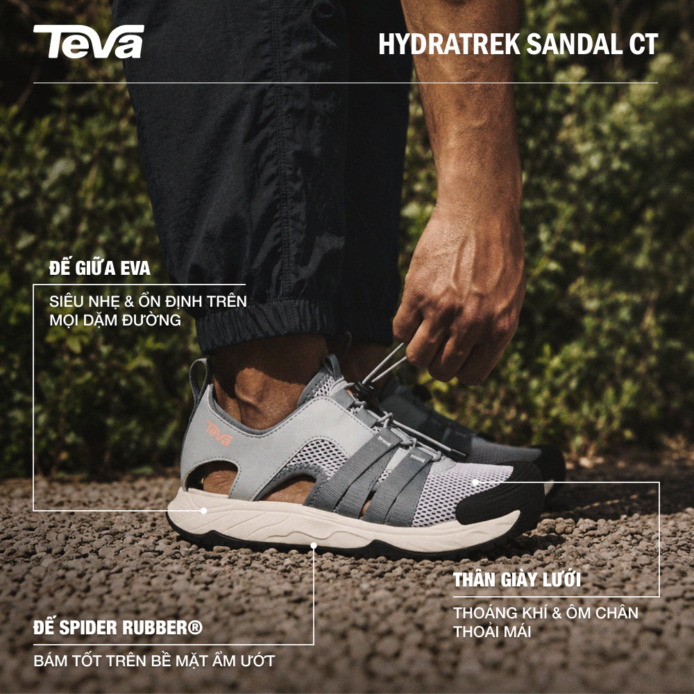 Giày Sandals Nữ Teva Hydratrek Closed-Toe - Xám - Supersports Vietnam