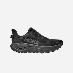 Men's HOKA Challenger 8 Wide Trail Running Shoes - Black