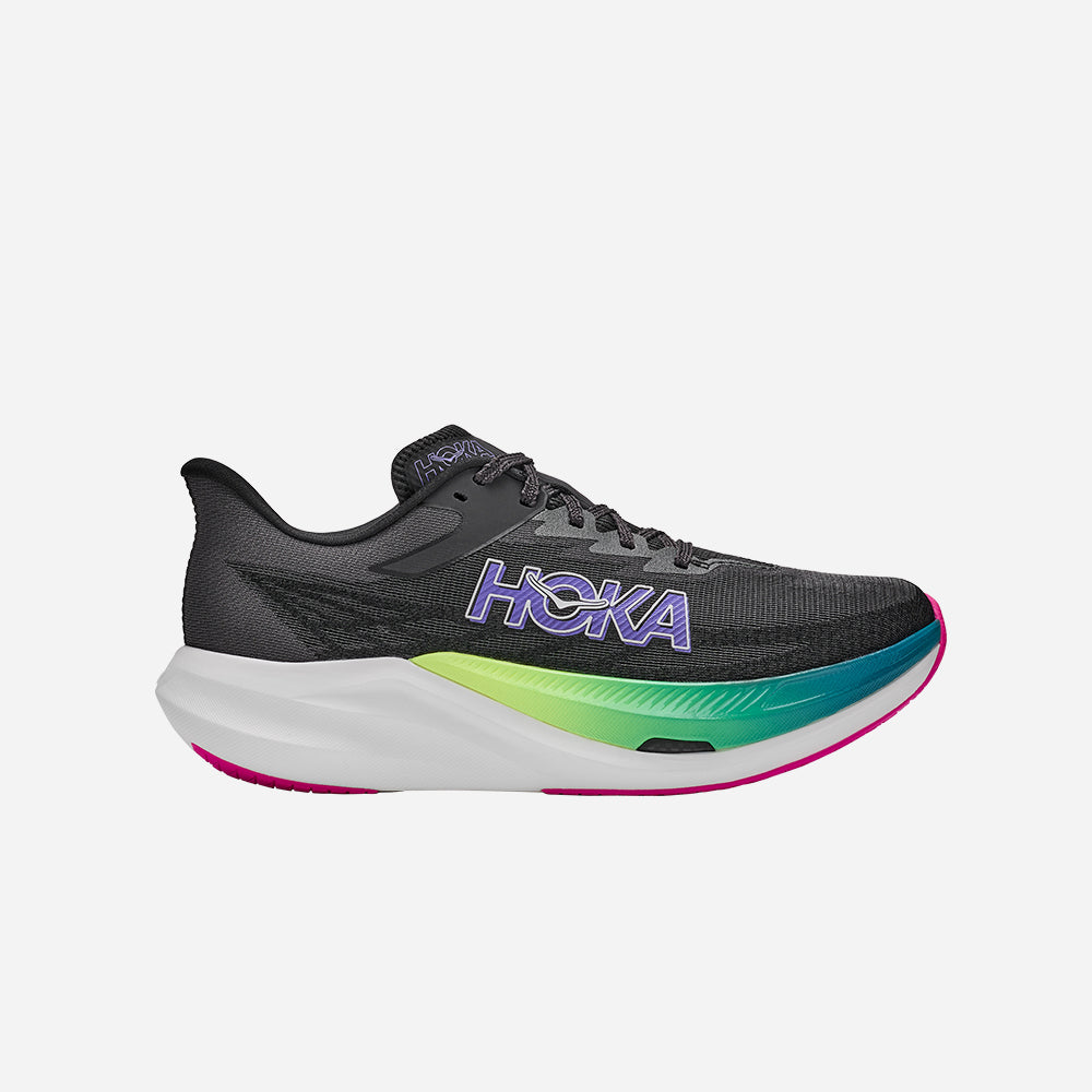 Giày Chạy Bộ Unisex HOKA Rocket X 3 - Đen - Supersports Vietnam