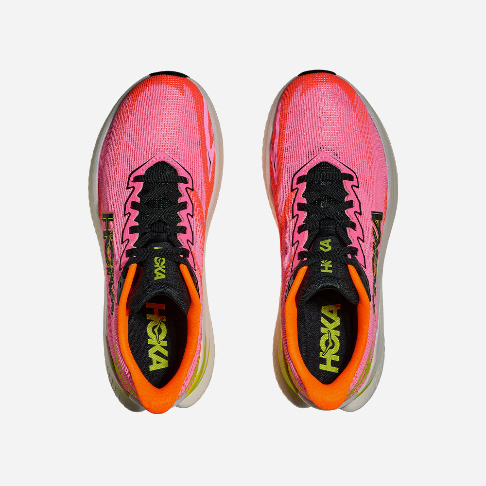 Giày Chạy Bộ Nữ HOKA Mach X 3 Wide - Hồng - Supersports Vietnam