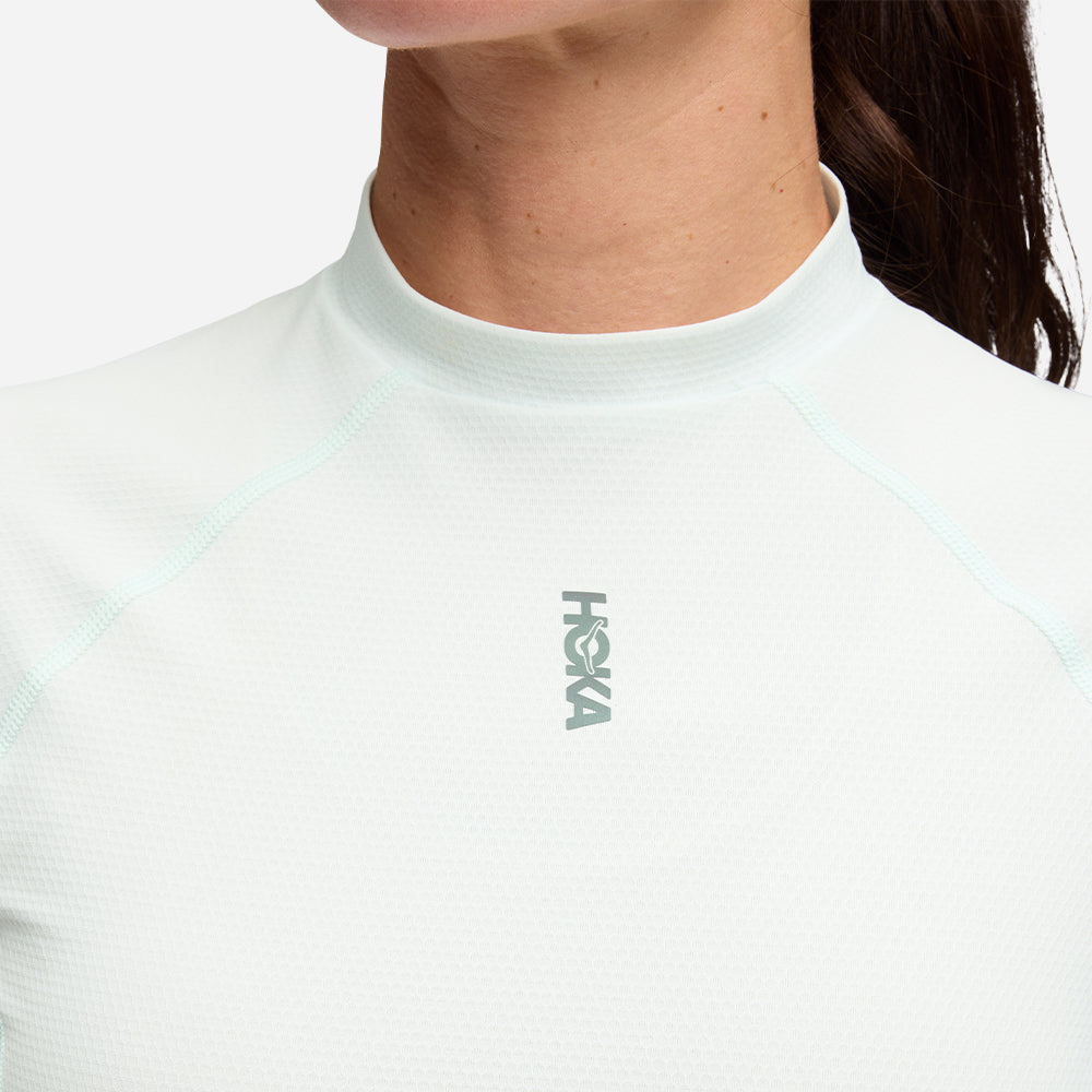 Áo Thun Nữ HOKA Skybreeze Sleeve - Xanh Mint - Supersports Vietnam
