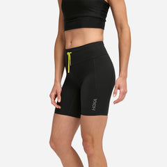 Quần Bó Thể Thao Nữ HOKA Skybreeze Half - Đen - Supersports Vietnam