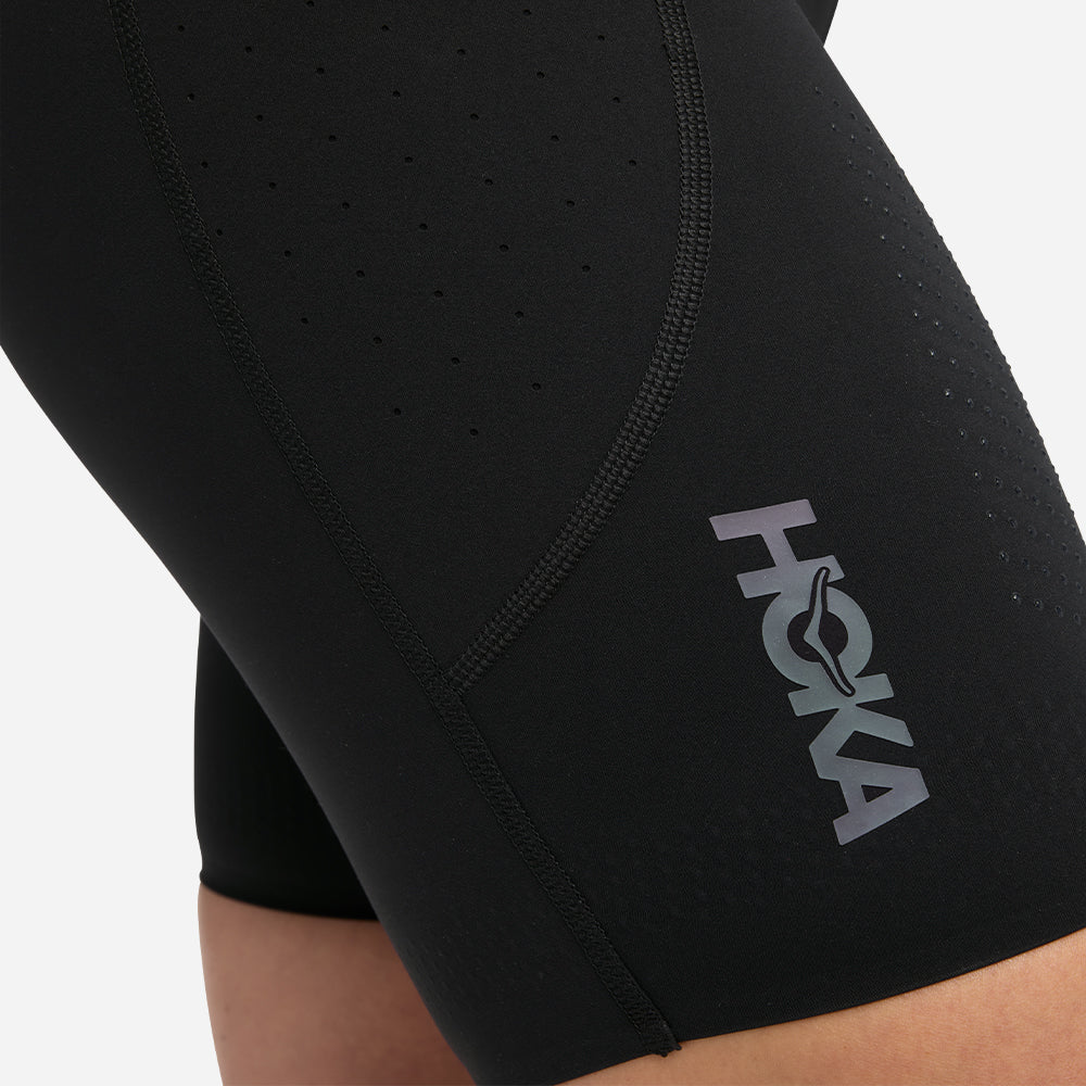 Quần Bó Thể Thao Nữ HOKA Skybreeze Half - Đen - Supersports Vietnam