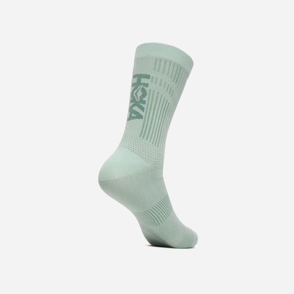 Vớ Thể Thao HOKA Trail Run Crew - Xanh Mint - Supersports Vietnam
