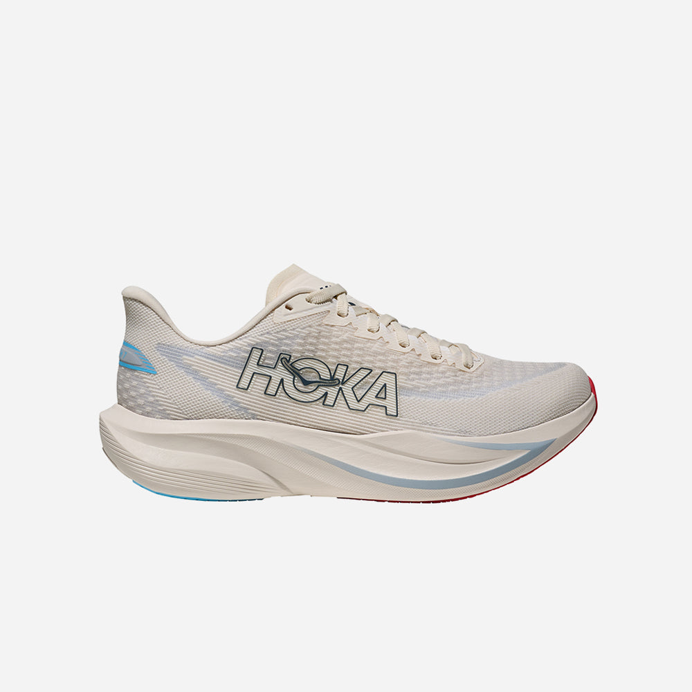 Giày Chạy Bộ Nữ HOKA Mach 7 Wide - Be - Supersports Vietnam