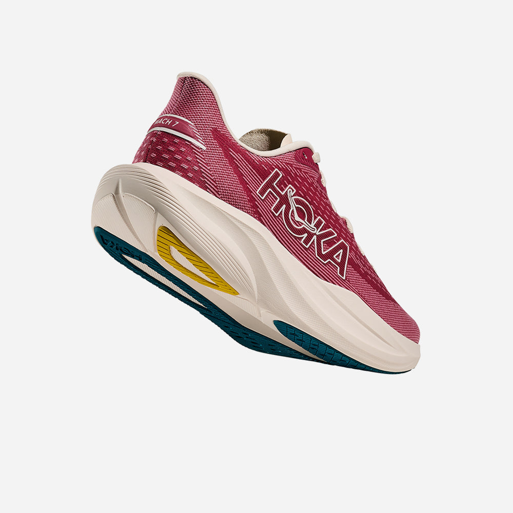 Giày Chạy Bộ Nữ HOKA Mach 7 - Đỏ - Supersports Vietnam