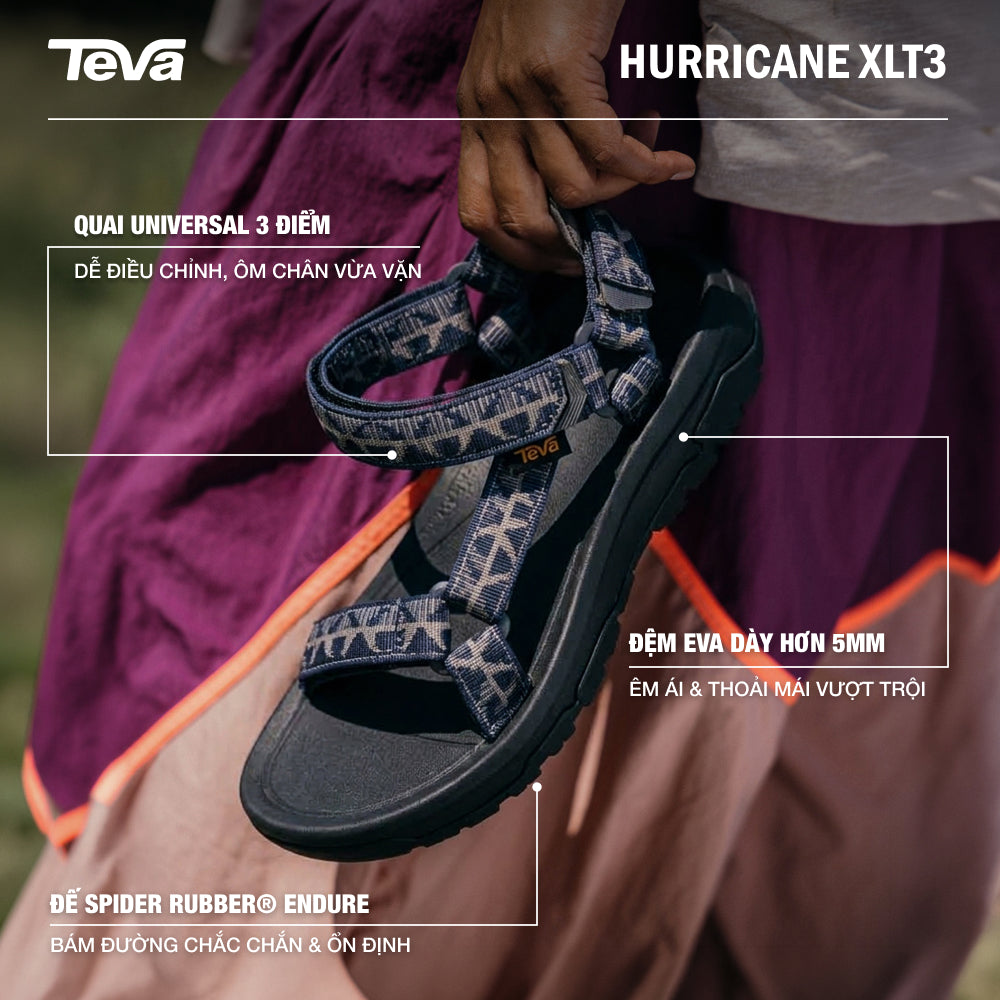 Giày Sandals Nam Teva Hurricane Xlt3 - Xanh Navy - Supersports Vietnam