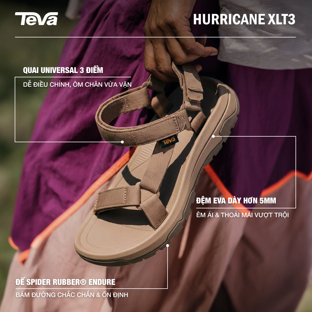 Giày Sandals Nam Teva Hurricane Xlt3 - Nâu - Supersports Vietnam