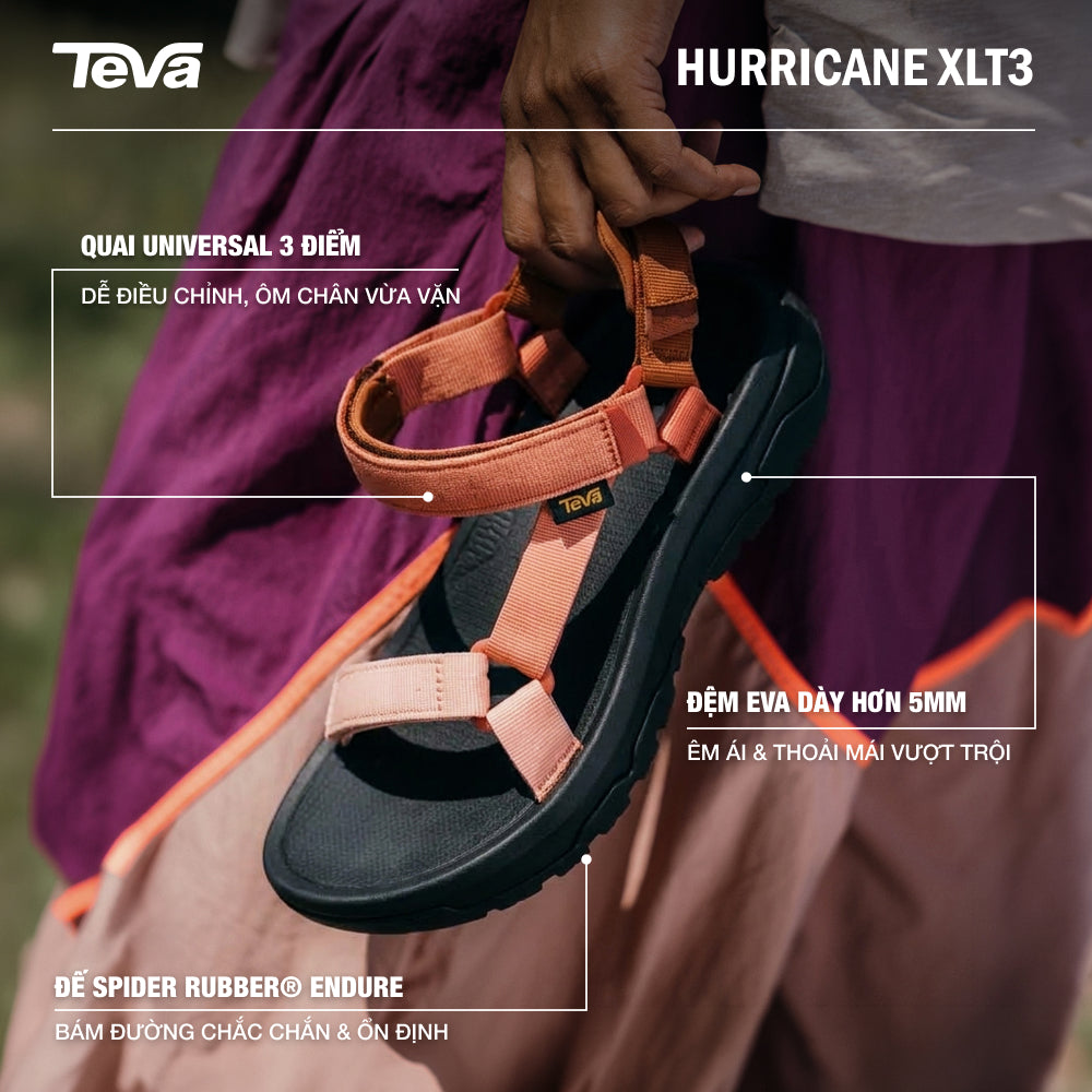 Giày Sandals Nữ Teva Hurricane Xlt3 - Cam - Supersports Vietnam