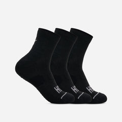 Vớ Thể Thao HOKA Quarter Run 3-Pack - Đen - Supersports Vietnam