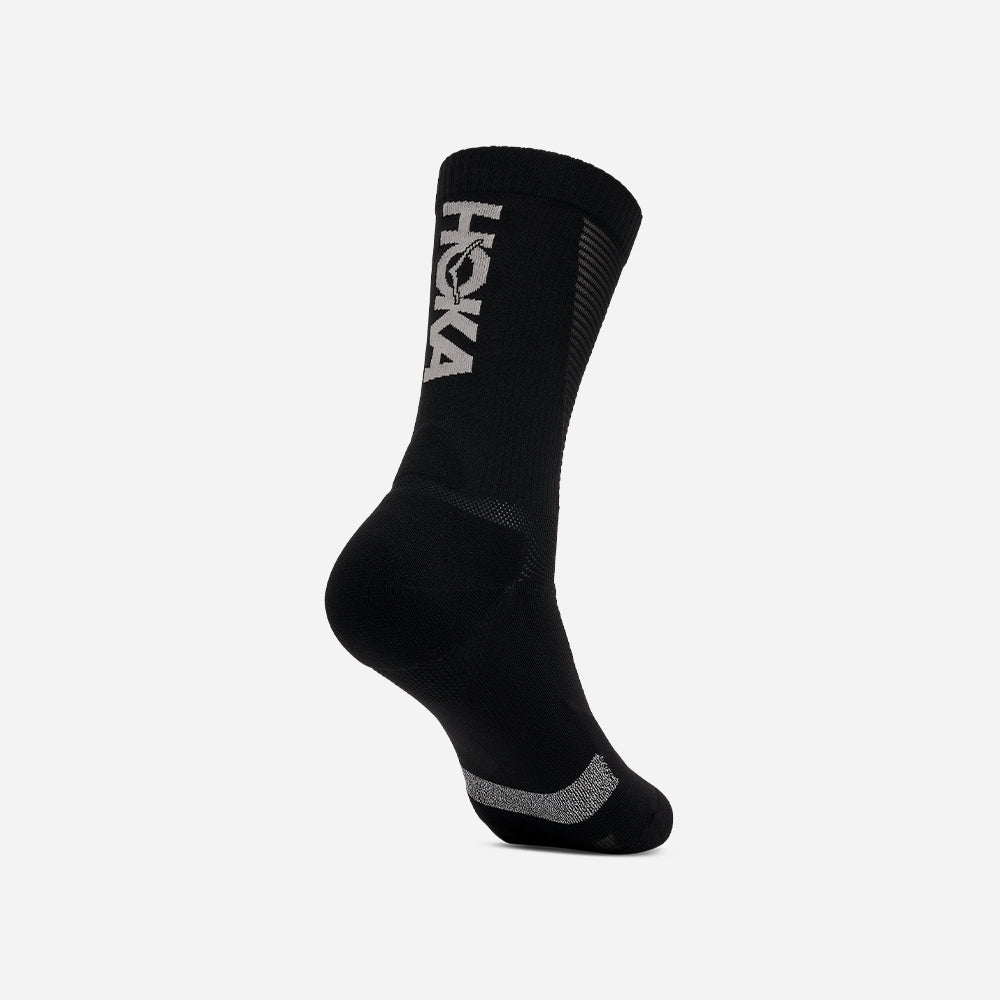 Vớ Thể Thao Hoka Race Day Crew - Đen - Supersports Vietnam