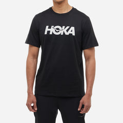 Men's HOKA Core Logo Ctn T-Shirt - Black