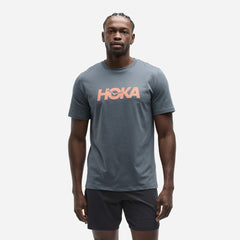 Áo Thun Nam HOKA Core Logo Ctn - Xanh Navy - Supersports Vietnam