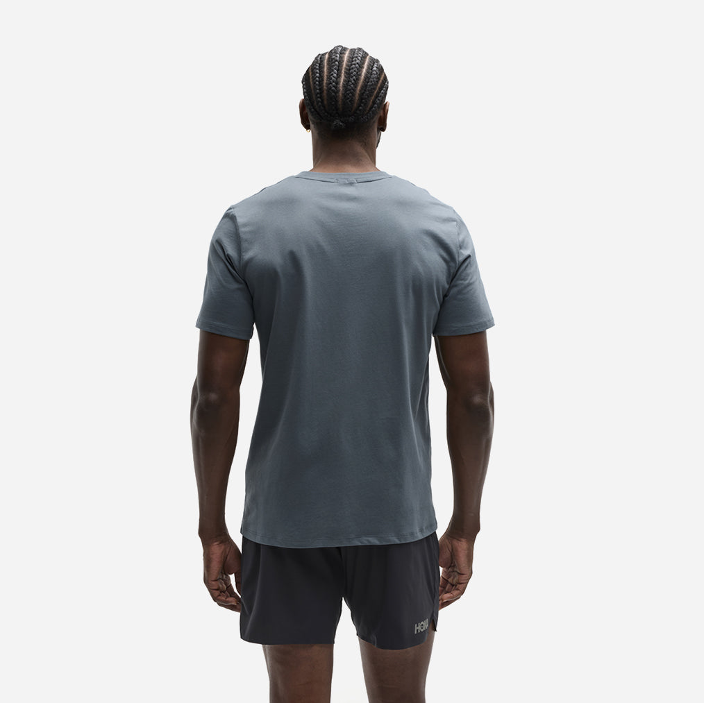 Áo Thun Nam HOKA Core Logo Ctn - Xanh Navy - Supersports Vietnam