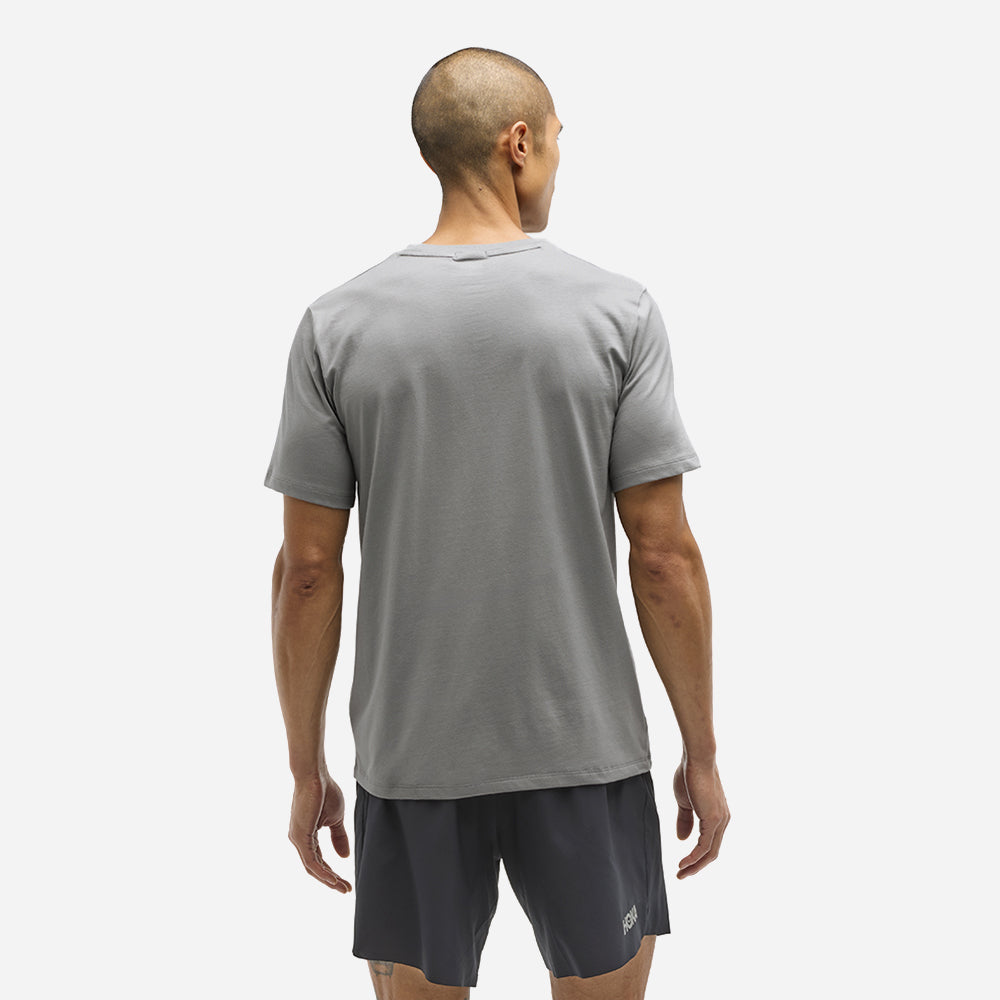 Áo Thun Nam HOKA Core Logo Ctn - Xám - Supersports Vietnam