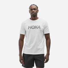 Áo Thun Nam HOKA Core Logo Ctn - Trắng - Supersports Vietnam