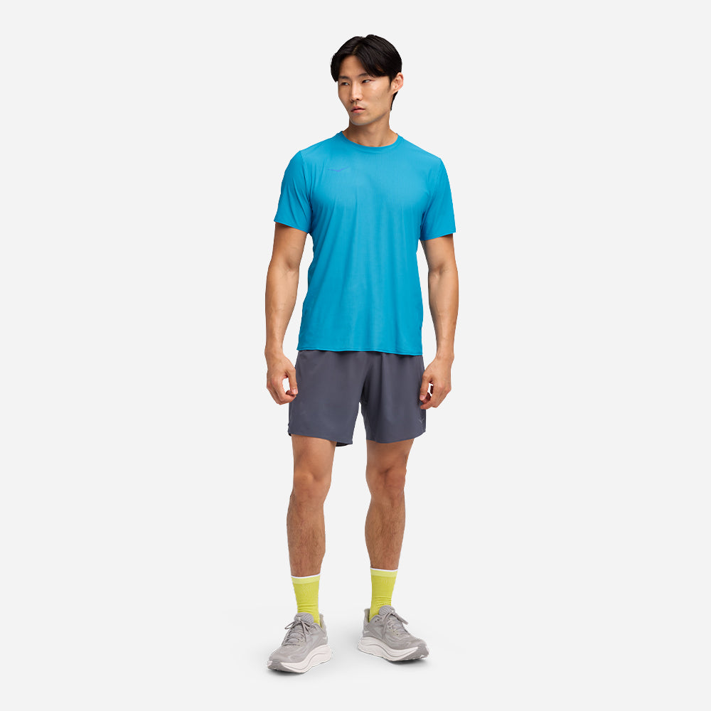 Áo Thun Nam HOKA Airolite Short Sleeve 2.0 - Xanh Dương - Supersports Vietnam