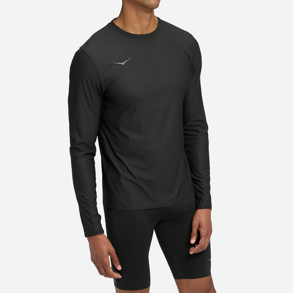 Áo Thun Nam HOKA Airolite Long Sleeve 2.0 - Đen - Supersports Vietnam