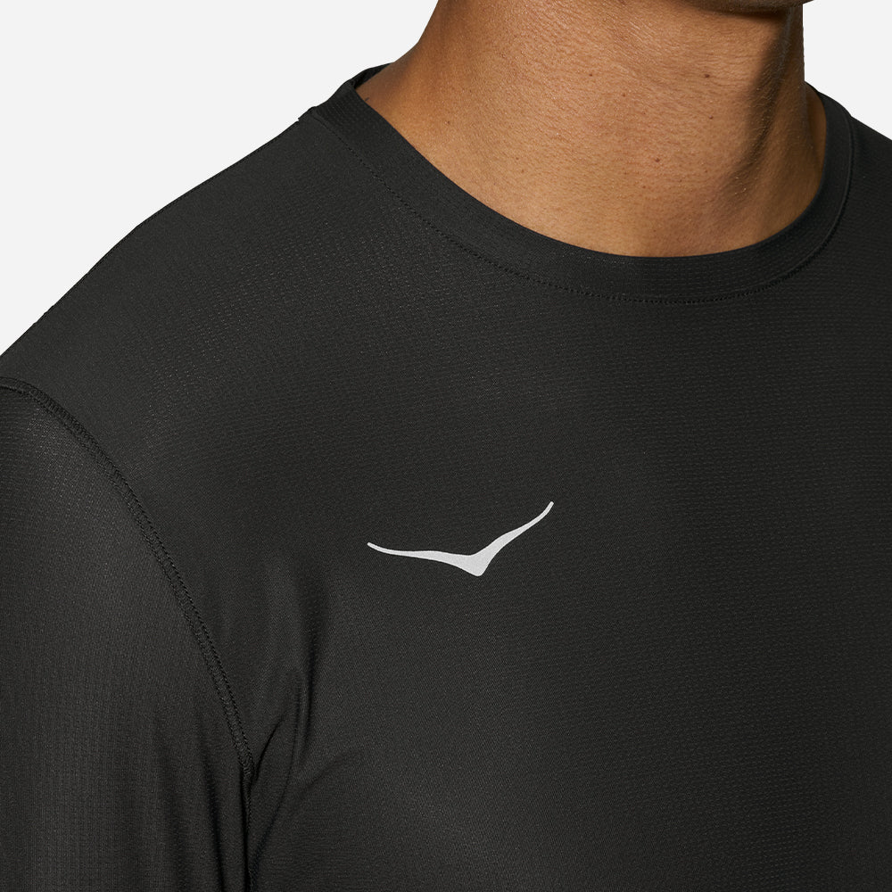 Áo Thun Nam HOKA Airolite Long Sleeve 2.0 - Đen - Supersports Vietnam
