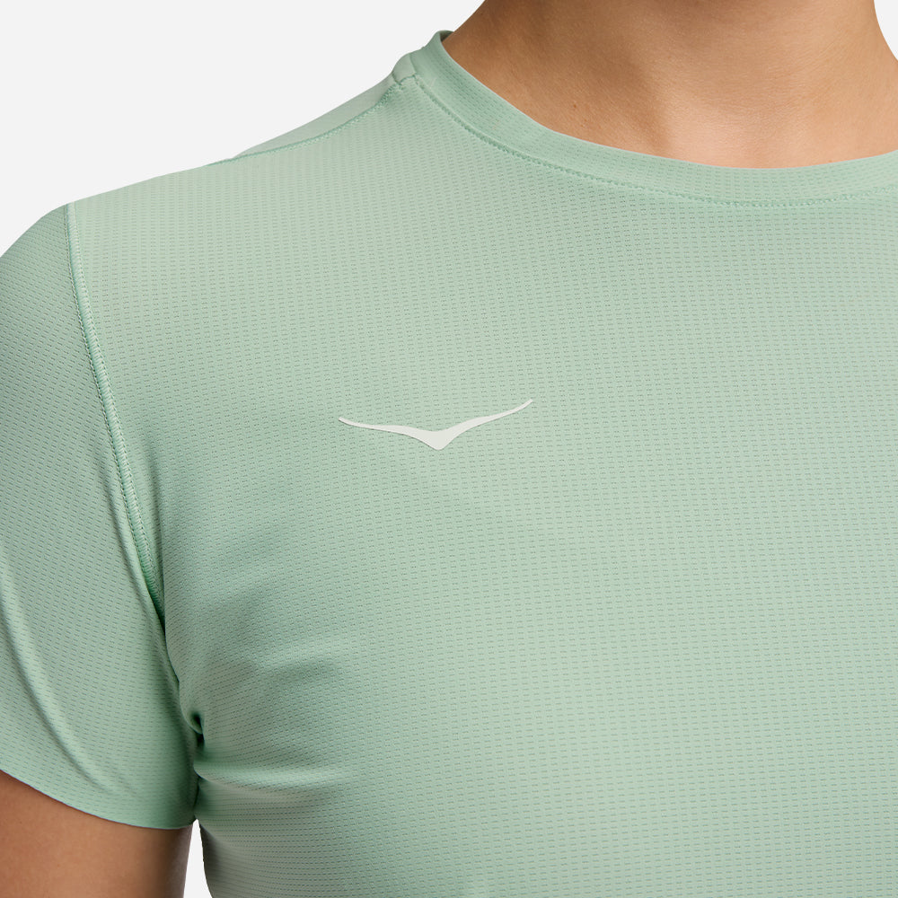 Áo Thun Nữ HOKA Airolite Short Sleeve 2.0 - Xanh Lá - Supersports Vietnam