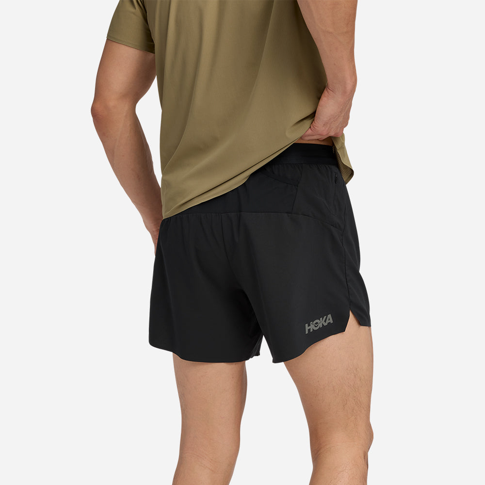 Quần Ngắn Thể Thao Nam HOKA Glide 5 Brief - Đen - Supersports Vietnam