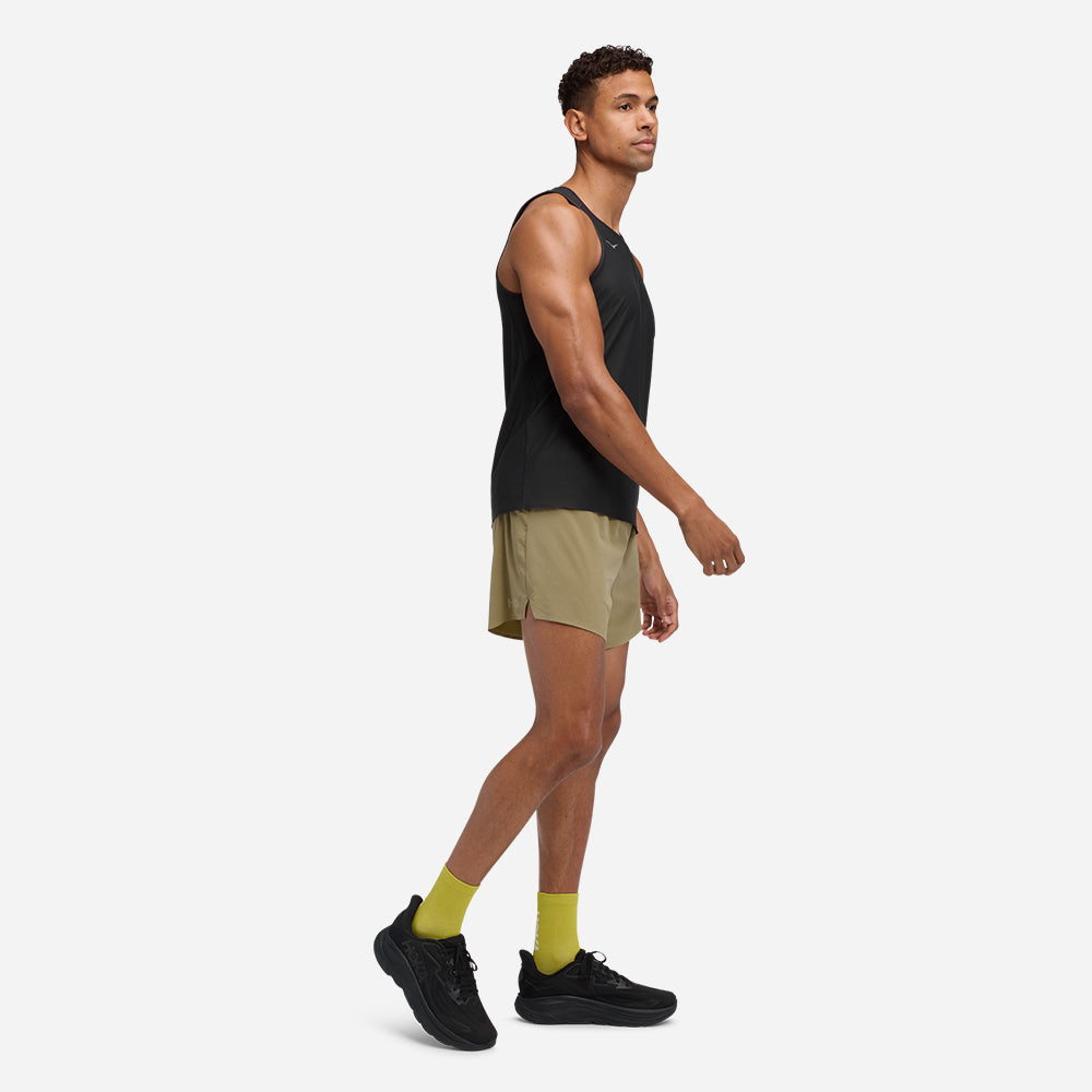 Quần Ngắn Thể Thao Nam HOKA Glide 5 Brief - Nâu - Supersports Vietnam