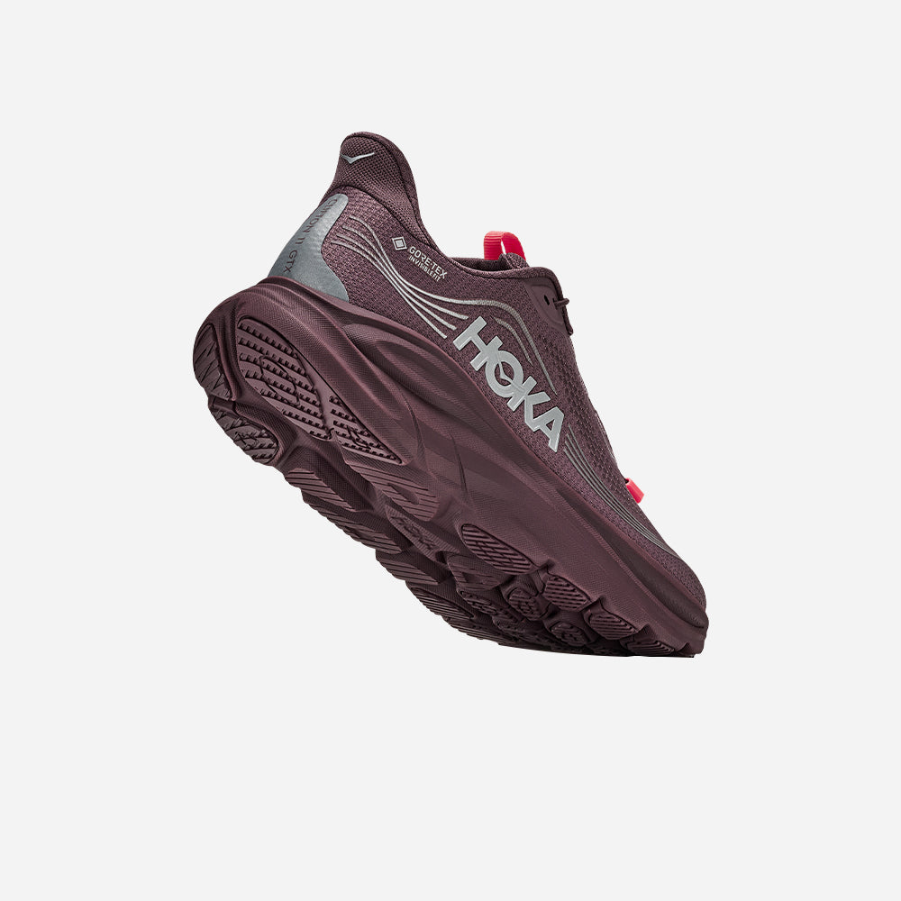 Giày Chạy Bộ Nữ HOKA Clifton 11 Gtx Wide - Nâu - Supersports Vietnam