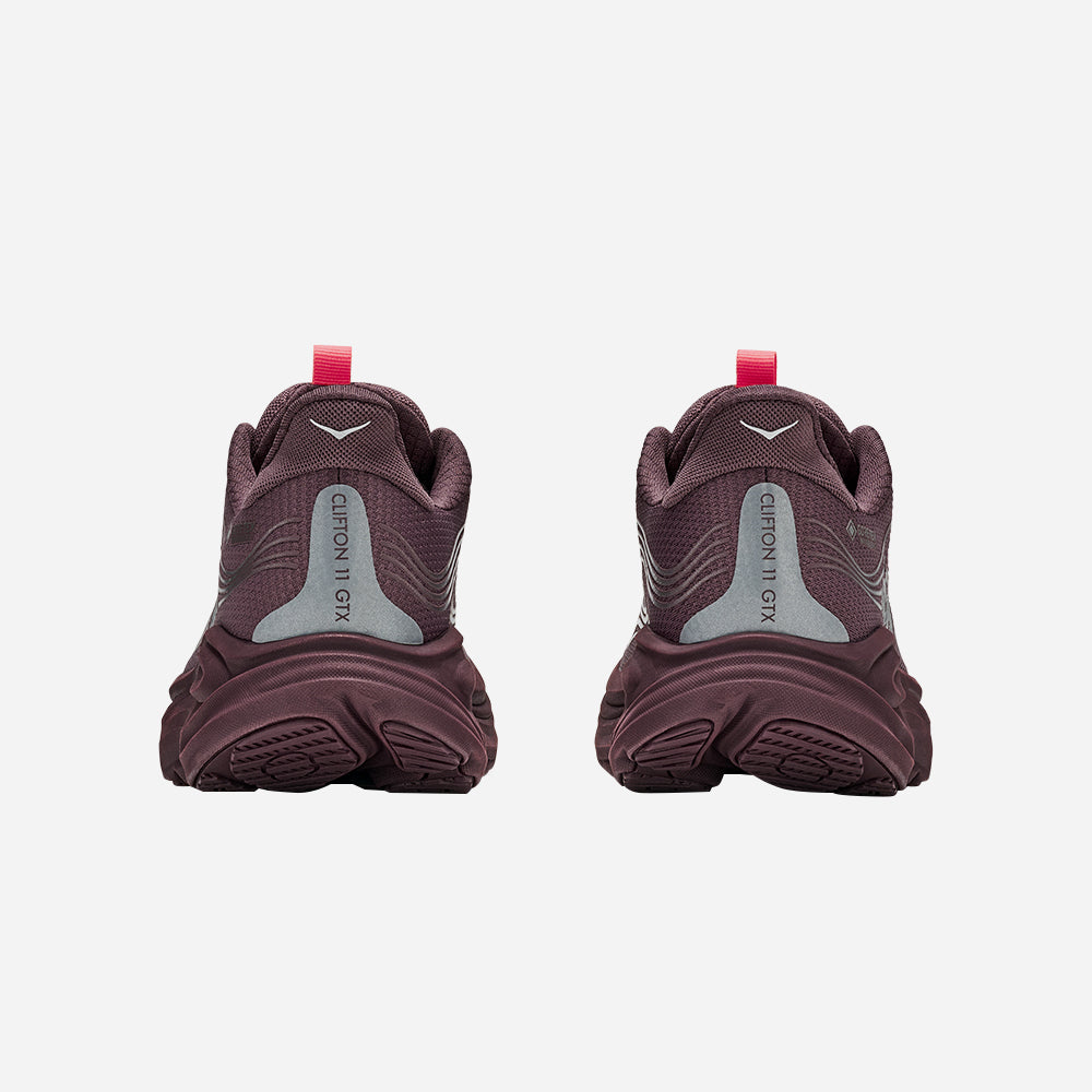 Giày Chạy Bộ Nữ HOKA Clifton 11 Gtx Wide - Nâu - Supersports Vietnam