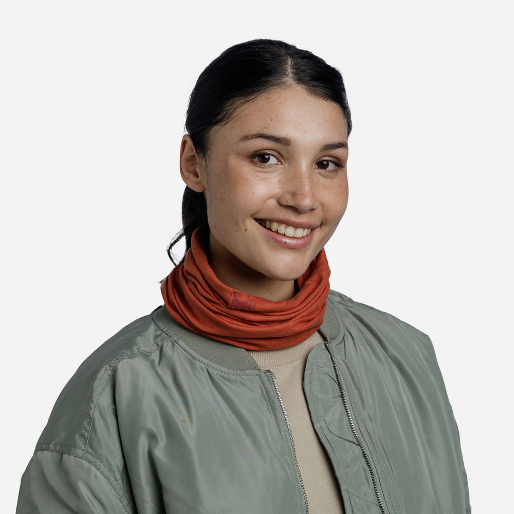 Khăn Đa Năng Buff Original Ecostretch Solid Cinnamon - Cam - Supersports Vietnam
