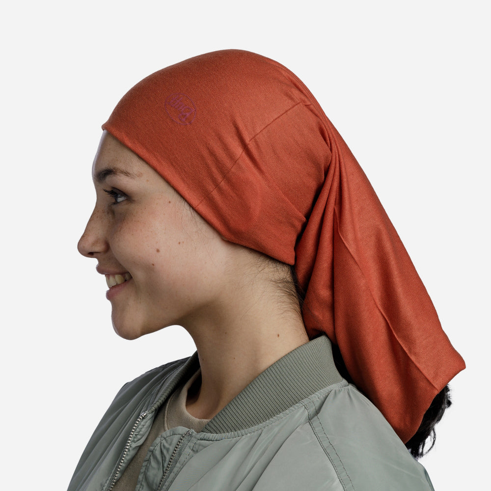 Khăn Đa Năng Buff Original Ecostretch Solid Cinnamon - Cam - Supersports Vietnam