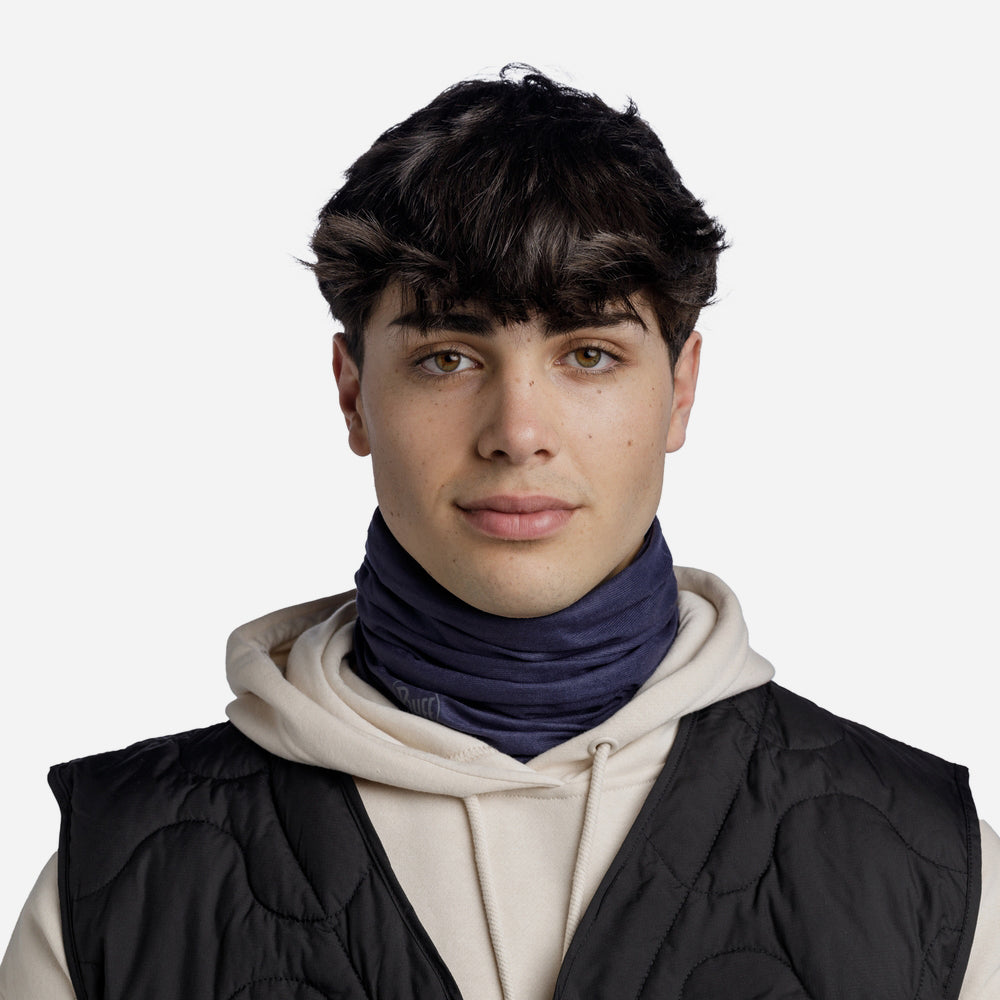 Khăn Đa Năng Buff Original Ecostretch Solid Night Blue - Xanh Navy - Supersports Vietnam