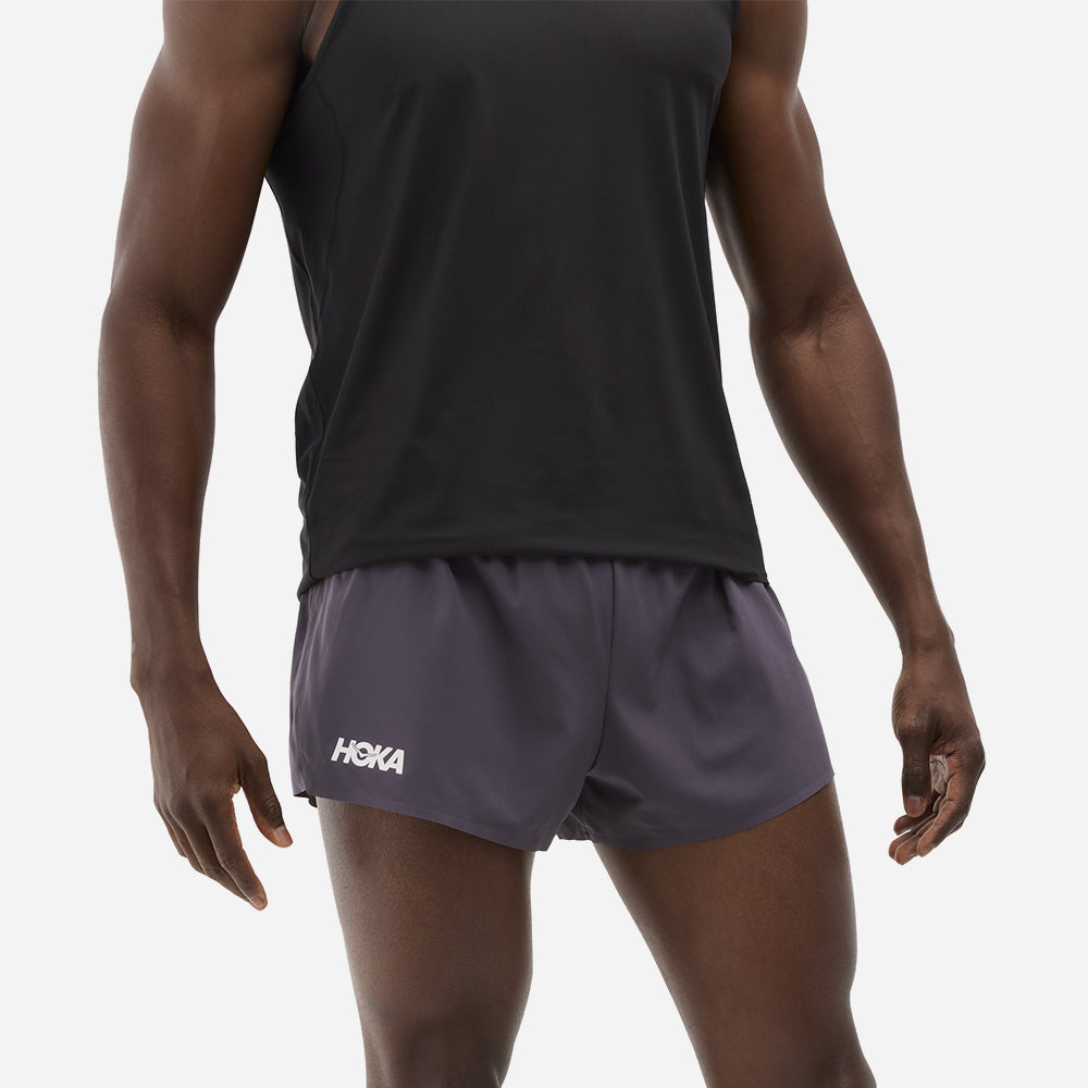 Quần Ngắn Thể Thao Nam HOKA Race Day Split - Tím - Supersports Vietnam