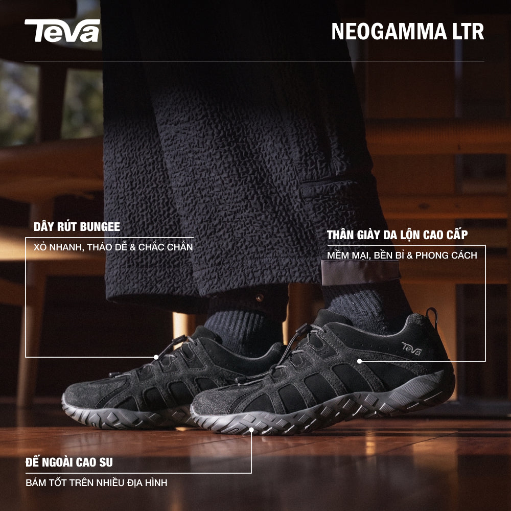 Giày Sneaker Nam Teva Neogamma LTR - Đen - Supersports Vietnam