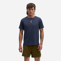 Áo Thun Nam HOKA Everyrun Short Sleeve KTT - Xanh Navy - Supersports Vietnam