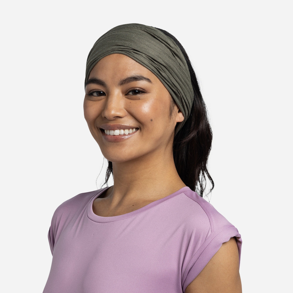 Khăn Đa Năng Buff Coolnet Uv® Solid Khaki - Xanh Quân Đội - Supersports Vietnam