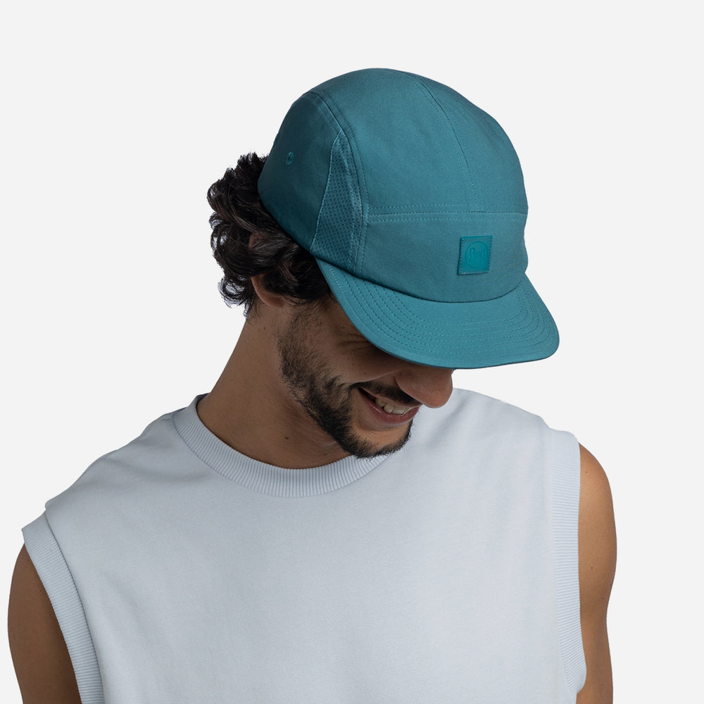 Mũ Lưỡi Trai Buff 5 Panel Go Cap Solid Solid Teal S/M - Supersports Vietnam